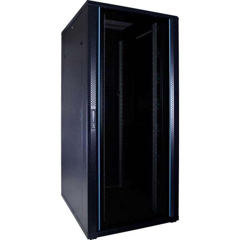 37U serverkast met glazen deur 800x1000x1800mm (BxDxH)
