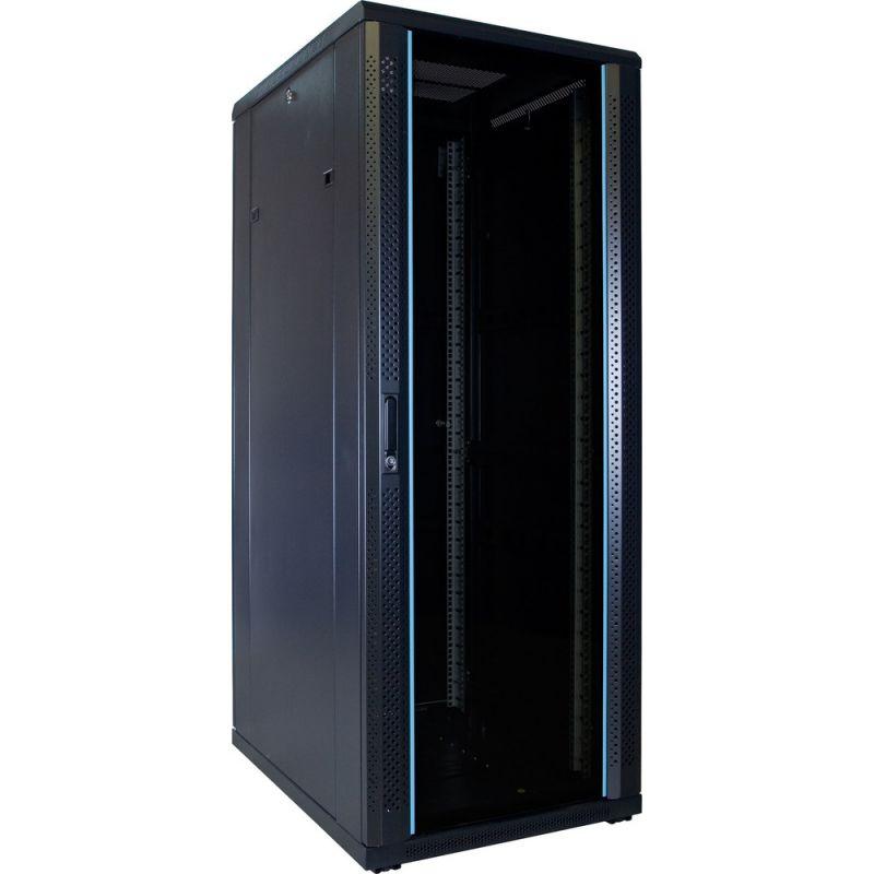 32U serverkast met glazen deur 600x800x1600mm (BxDxH)