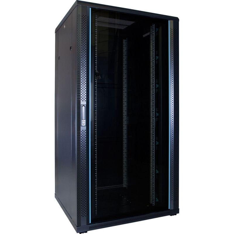 32U serverkast met glazen deur 800x800x1600mm (BxDxH)