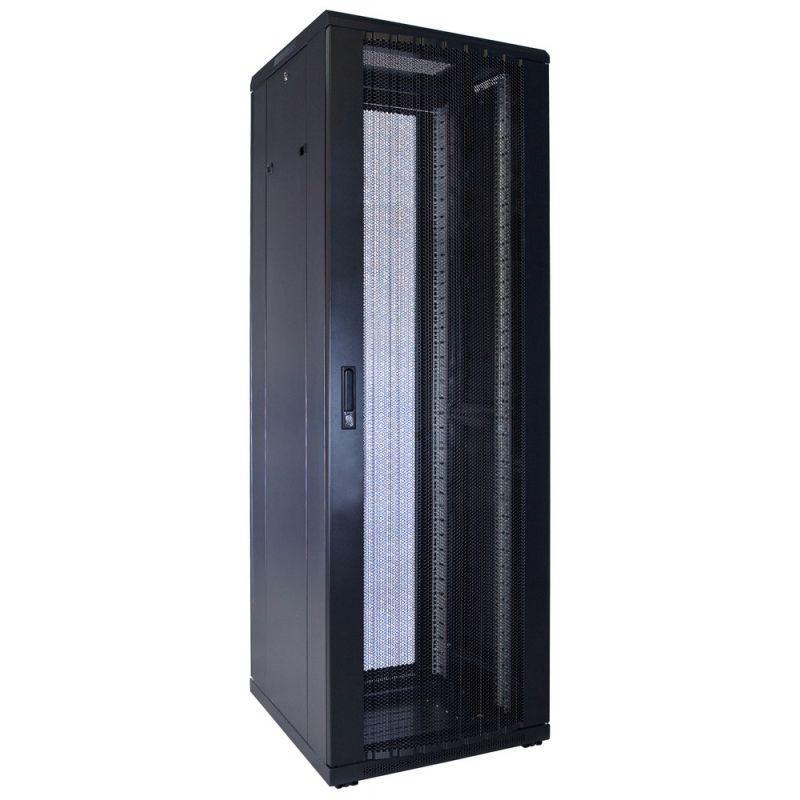 37U serverkast met geperforeerde deur 600x600x1800mm (BxDxH)