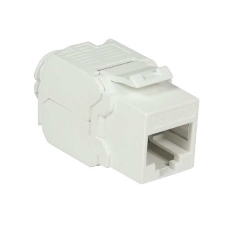 CAT6a UTP Keystone Connector – Toolless – Wit
