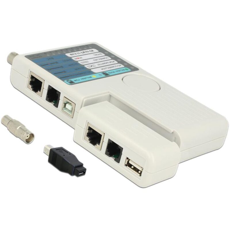 Kabel tester – Netwerkkabel tester – Coax tester – USB kabel tester – RJ45 – RJ11- RJ12 – BNC – Allteq