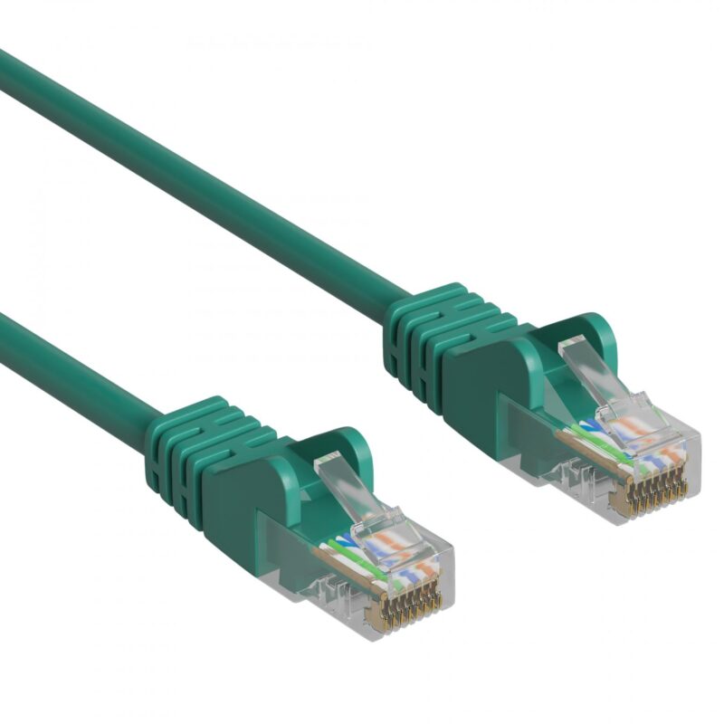 Cat 5e – U/UTP – Netwerkkabel – Patchkabel – Internetkabel – 1 Gbps – 1 meter – Groen – Allteq