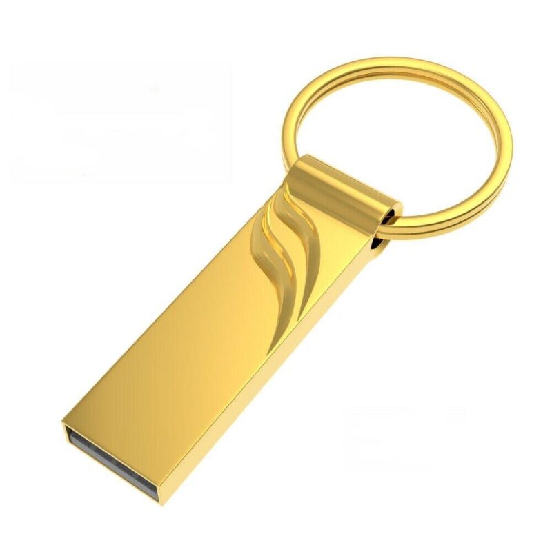USB stick – 2.0 – 32GB – Leessnelheid: 30 MB/s – Schrijfsnelheid: 15 MB/s – Goud – Allteq