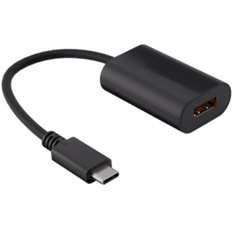 USB C naar HDMI adapter – 4K – 0.2 meter – Zwart – Allteq
