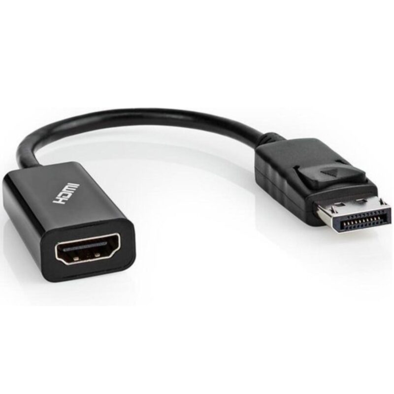 DisplayPort naar HDMI adapter – 4K Ultra HD – Zwart – Allteq
