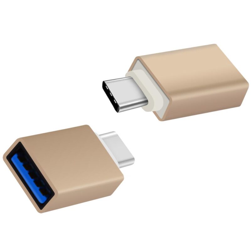 USB verloopstekker – Goud – Allteq