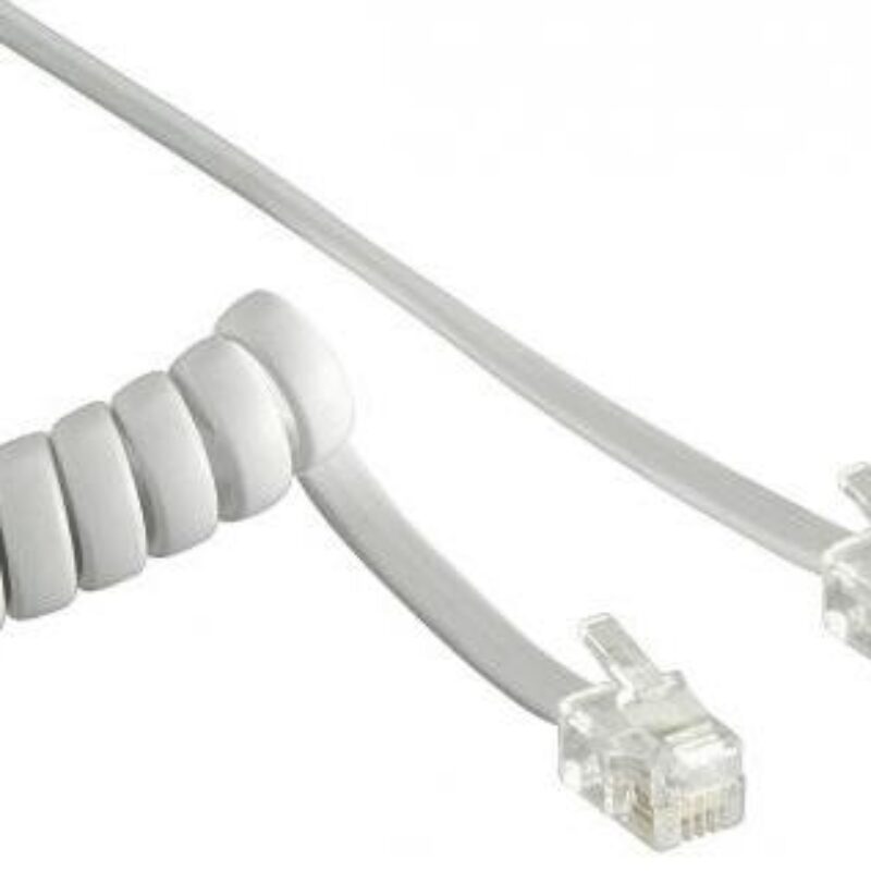 Telefoonhoorn kabel – RJ10 – 1 tot 4 meter – Wit – Allteq
