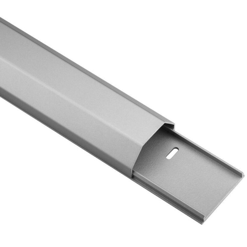Kabelgoot – Aluminium – Zilver – 5 x 2.8 cm – 110 cm – Allteq