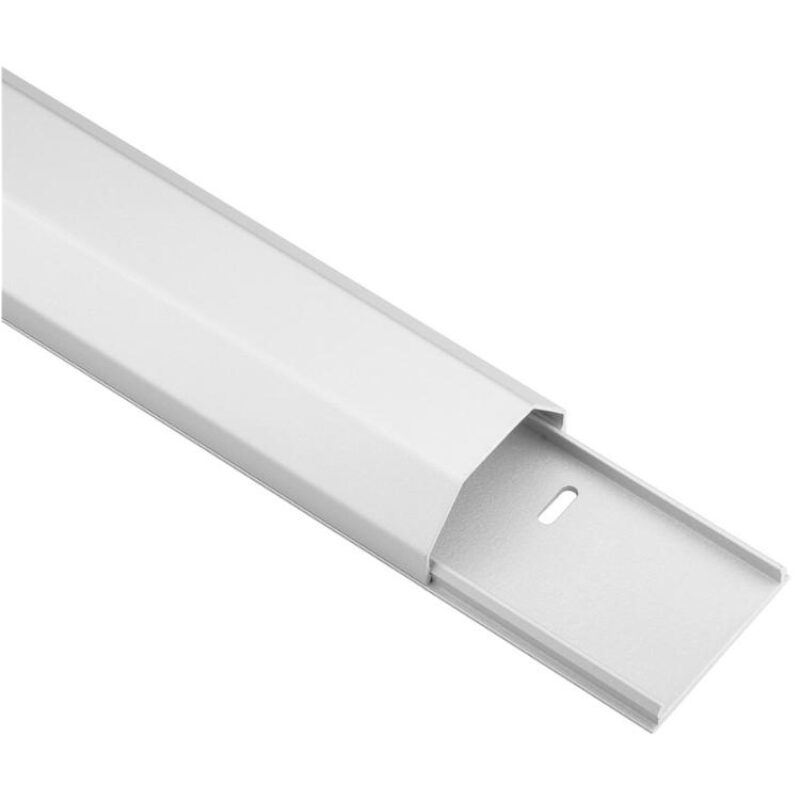Kabelgoot – Aluminium – Wit – 5 x 2.8 cm – 110 cm – Allteq