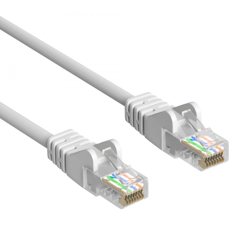 Cat 5e – U/UTP – Netwerkkabel – Patchkabel – Internetkabel – 1 Gbps – 25 meter – Wit – Allteq