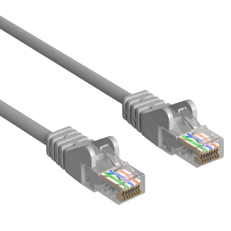 Cat 5e – U/UTP – Netwerkkabel – Patchkabel – Internetkabel – 1 Gbps – 25 meter – Grijs – Allteq