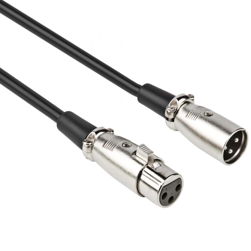 XLR kabel – Gebalanceerd – 0.5 meter – Zwart – Allteq