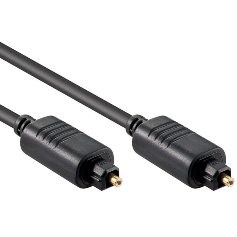 Optische kabel – Toslink – 0.5 meter – Zwart – Allteq