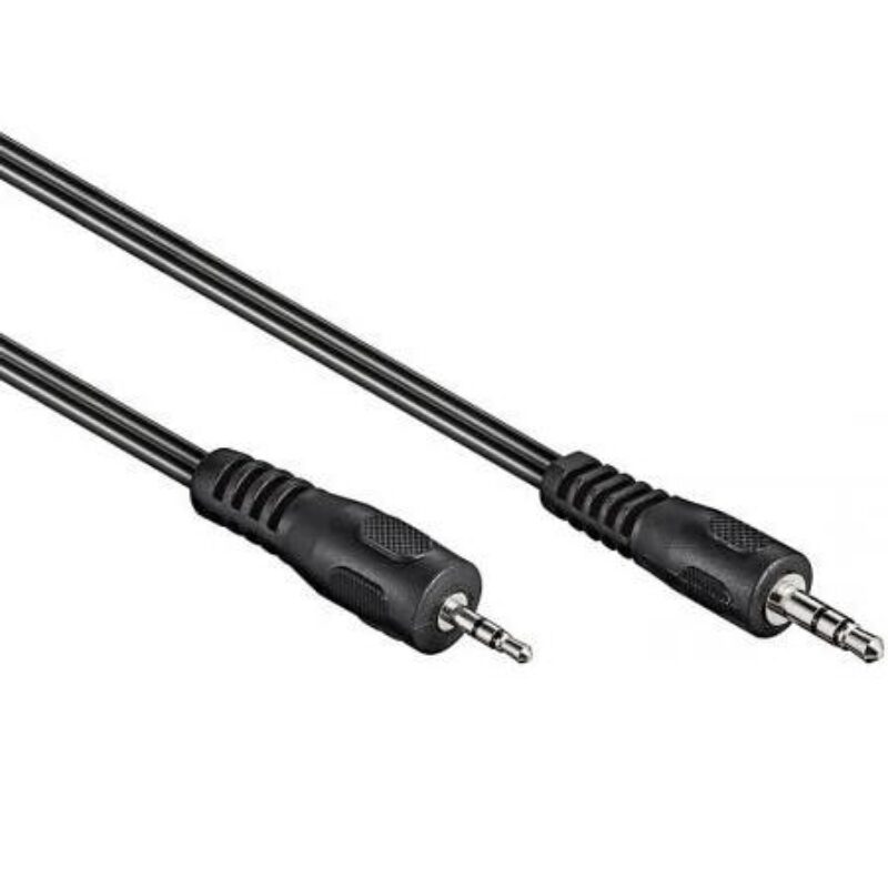 Jack kabel – 3.5 mm naar 2.5 mm – 2 meter – Zwart – Allteq