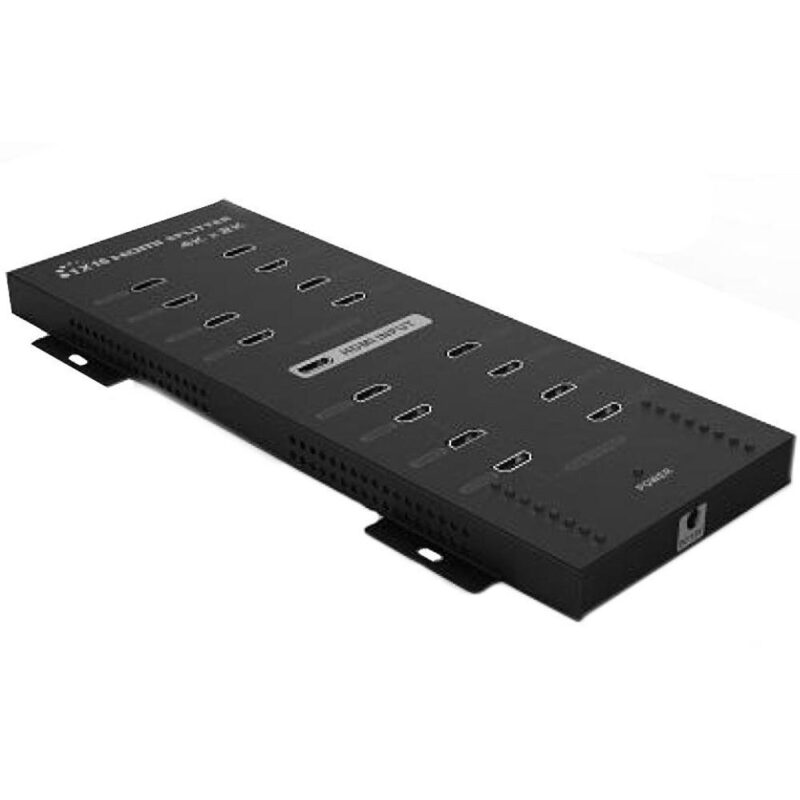 HDMI splitter – 16 poorts – Zwart – Allteq