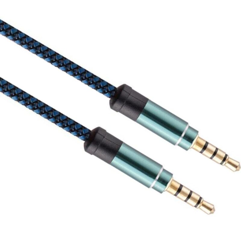 Jack Kabel 3.5 mm  – Male to Male – Universeel – Blauw – 3 meter – Allteq