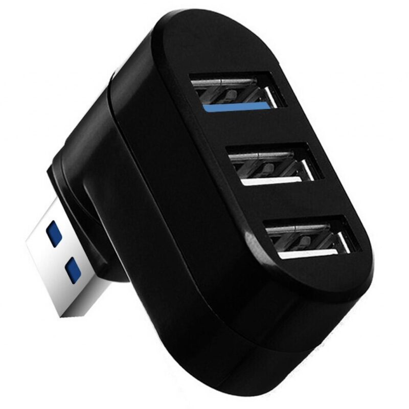USB hub – 3.0 – SuperSpeed – Busgevoed – USB A – Zwart – Allteq