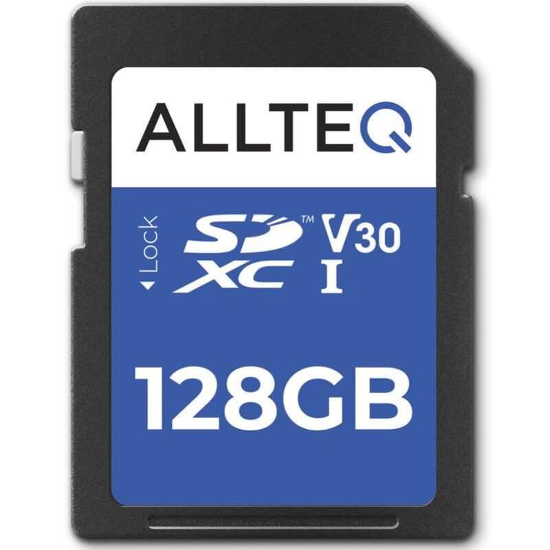 SD Kaart 128 GB – Geheugenkaart – SDXC – U3 – UHS-I – V30 – Allteq