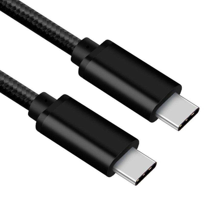 USB C kabel – USB 3.1 gen 1 – 5 Gb/s overdrachtssnelheid – 3A laadsnelheid – Zwart – 1.5 meter – Allteq
