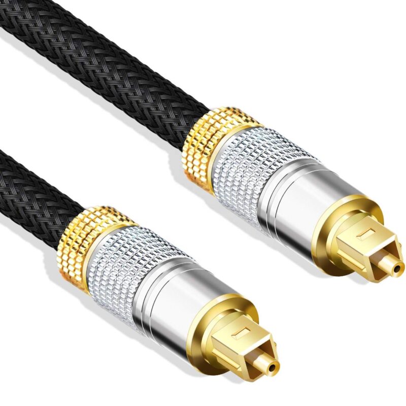Optische kabel – SPDIF – Toslink – Verguld – 0.5 meter – Allteq