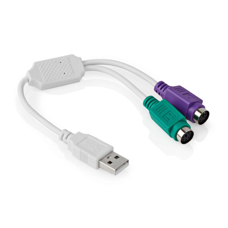 USB 2.0 naar PS/2 Adapter – Allteq