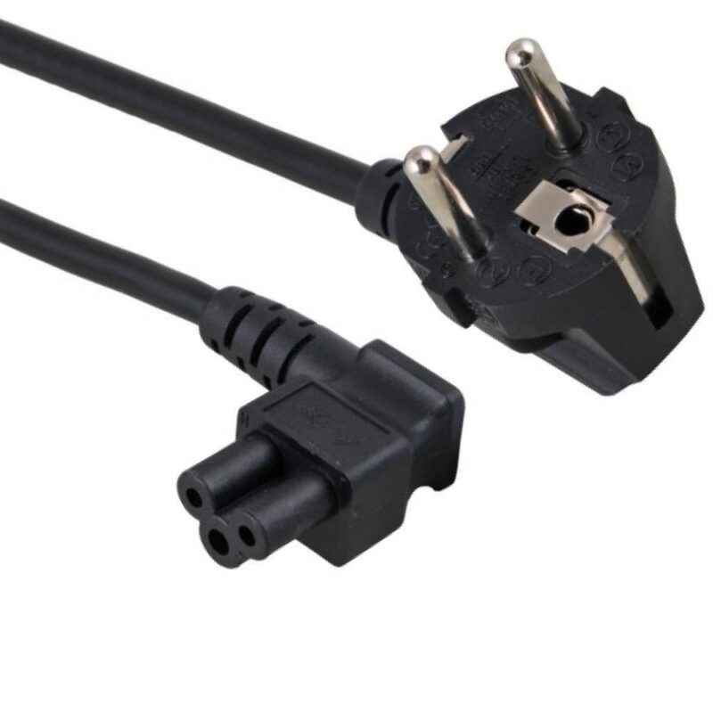 Apparaatsnoer – C5 haaks – C5 naar Schuko – 230v kabel