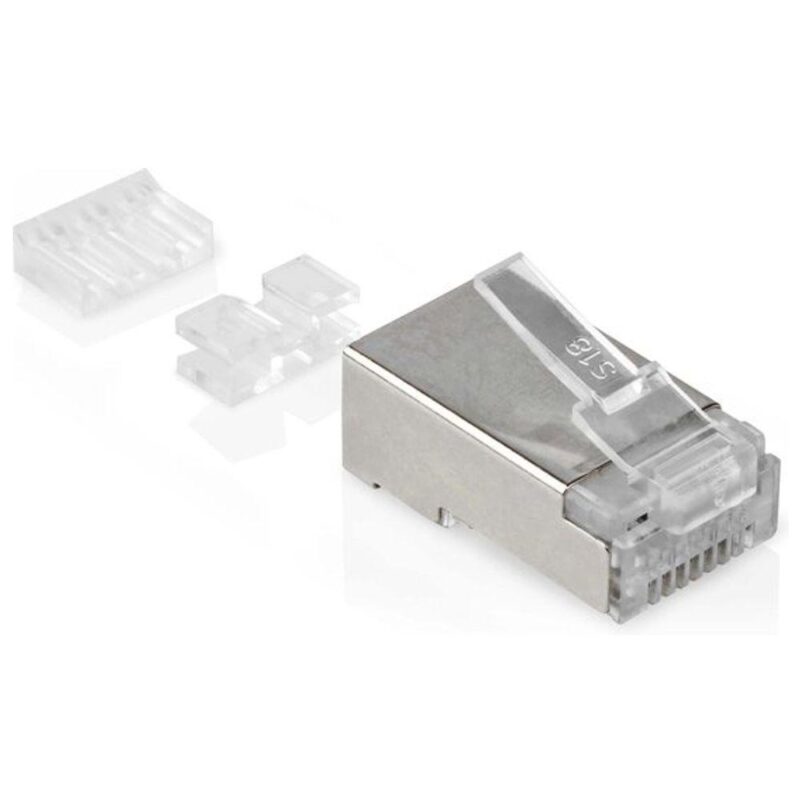 Cat 6a/7 – RJ45 stekker – 10 stuks – invoerhulp