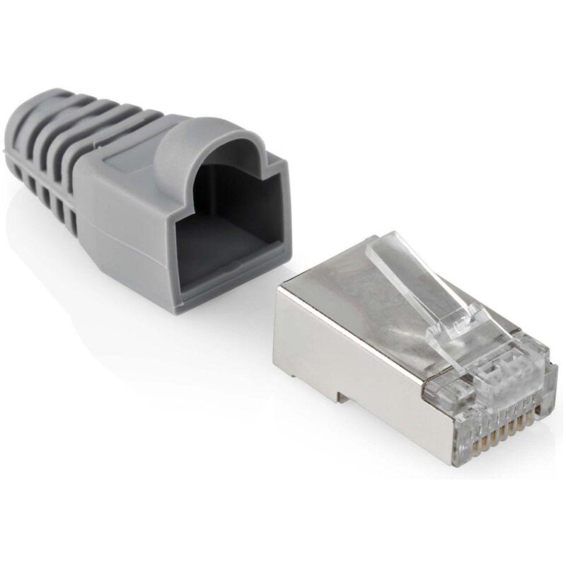 CAT5 Modulaire RJ45 Stekker + Tule – Allteq