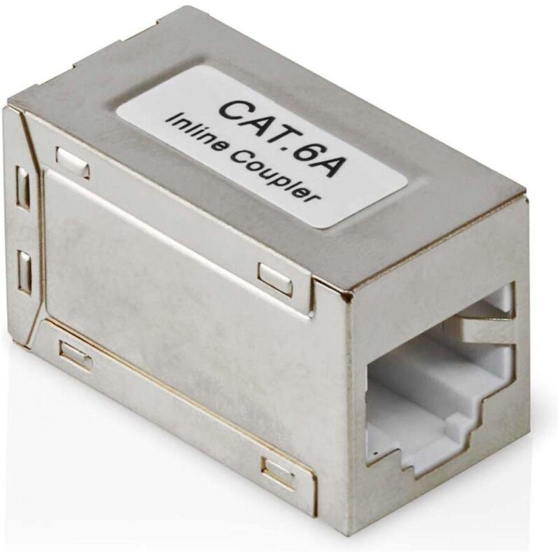 Netwerk koppelstuk – RJ45 – Cat 6a – STP