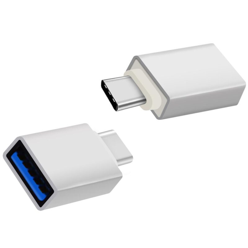 USB verloopstekker – Zilver – Allteq