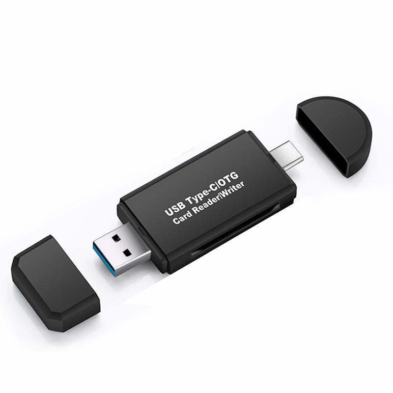 USB 3.1 kaartlezer – Zwart – Allteq